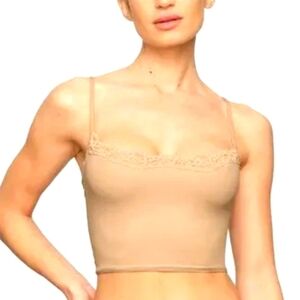 Skims sold out corded lace cami.